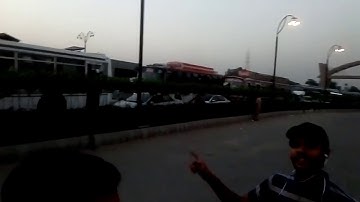 UOG BUSES STUCK IN HEAVY TRAFFIC.