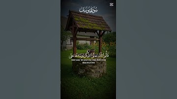 سورة يوسف من الآية 💙 84💙86💙