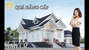 MH0084 - ĐẲNG CẤP của mẫu nhà MÁI THÁI ai xem cũng MÊ| MAXHOME - Thiết kế thi công trọn gói