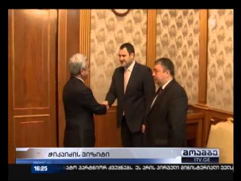ალექსანდრე ჭიკაიძე სომხეთის პრეზიდენტს შეხვდა