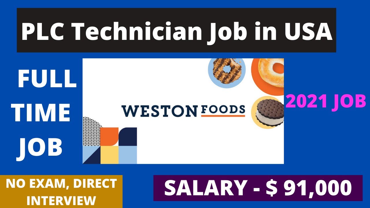 PLC Technician JobWeston Foods Now Hiring best jobs opportunities in USA USA Jobs