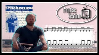 ♫ PSTV Ted Reed Syncopation 20Bar exercise free drum lesson