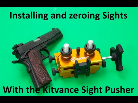 Installing and Zeroing Sights with the Kitvance Sight Pusher Tool @duelist1954