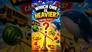 Which One Is Heavier ⚖️🐘 Fun Quiz for Kids | Can You Guess Them All