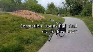 Jones Falls Trail, starting at Woodberry: searching for more tourmaline