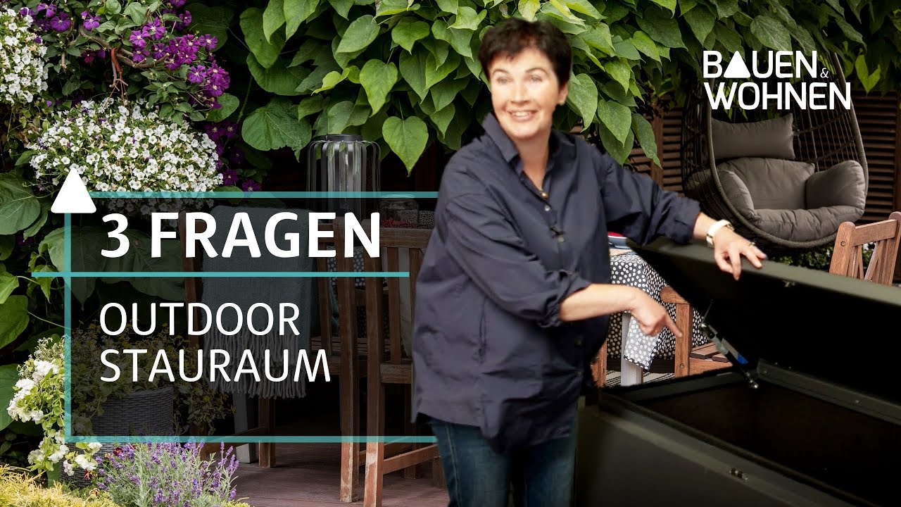 Outdoor-Möbel mit Stauraum - YouTube