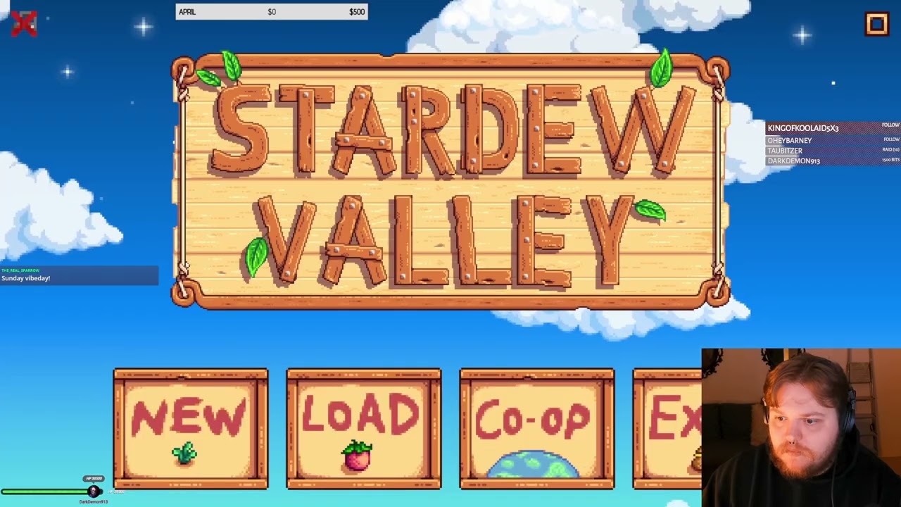 BassedOlaf Plays Stardew Valley With Maesflowers (TWITCH VOD)