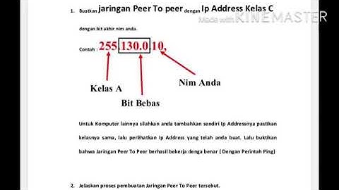 Membuat jaringan peer to peer dengan menggunakan apk cisco packet tracer (tugas TIK 7)