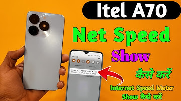 itel a70 net speed show | itel a70 me net speed show kaise kare 5g network settings