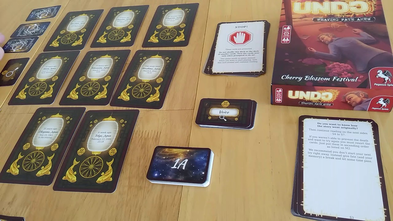 Undo board game - Spoiler free how to play part two - duration * Amass Games * HD escapr room exit