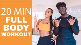 20 MIN FULL BODY HOME WORKOUT - #DANCESWEAT