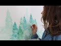 DIY Watercolor Wall Painting | Starting Seeds Indoors | And Other Spring Projects
