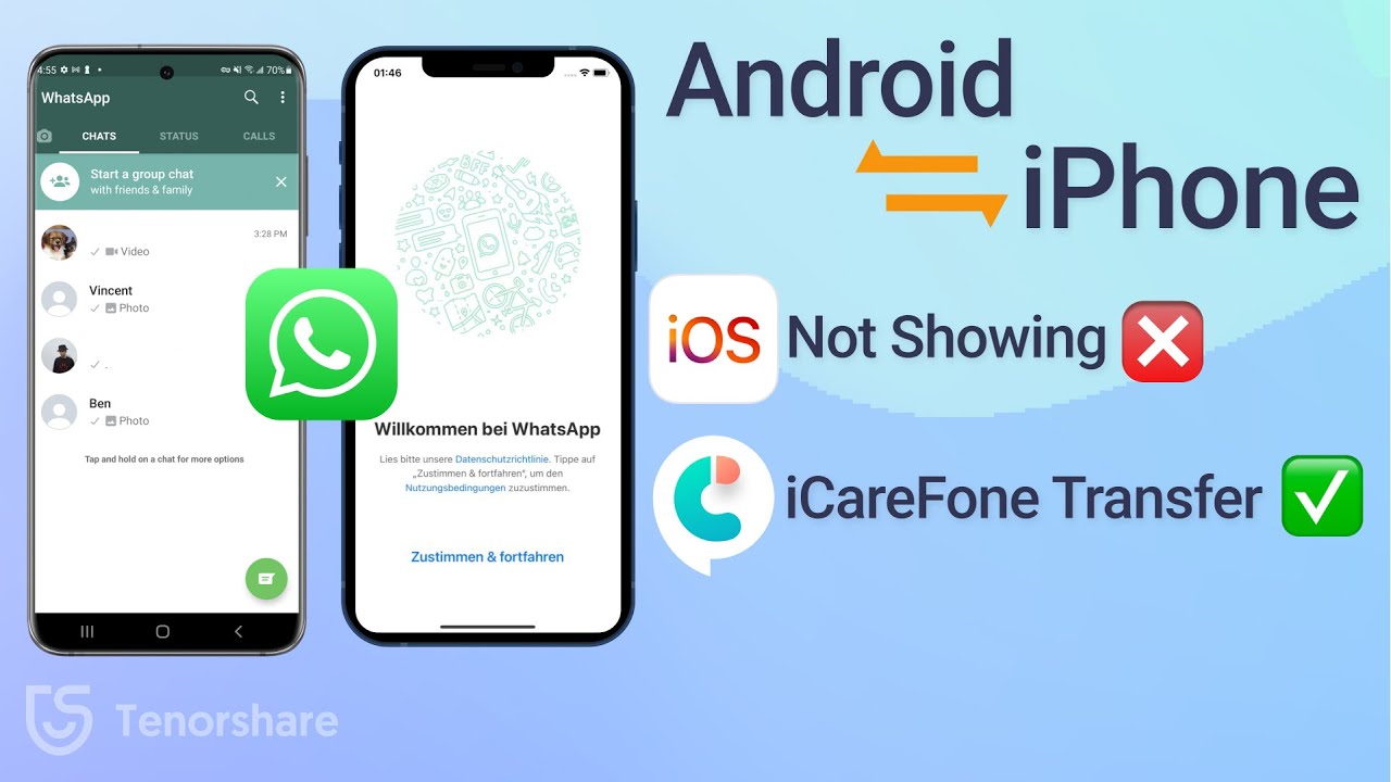 Перенести ватсап на ватсап бизнес айфон. ICAREFONE перенос WHATSAPP С Android на iphone. MOBILETRANS перенос WHATSAPP. Tenorshare ICAREFONE transfer. Не могу подключить айфон к Tenorshare ICAREFONE.