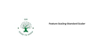 Feature Scaling -Standard Scaler(Explanation and Python code) in Tamil
