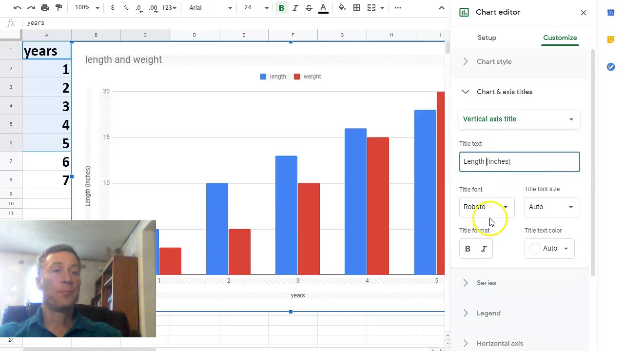 Two Y Axis In Google Sheets Charts Youtube