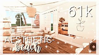 bloxburg | aesthetic beach loft  | 61k | mobile speedbuild |