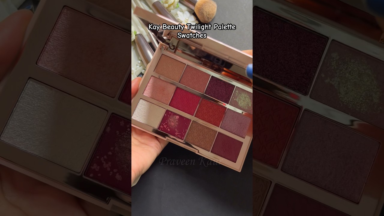 Kay Beauty Twilight Palette Swatches 