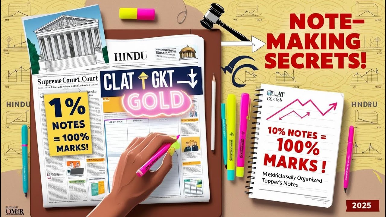 How to Make Current Affairs Notes for CLAT | CLAT GK Preparation CLAT ...