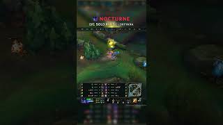Nocturne LV1 SOLO KILLS Shyvana | BR Master Patch 26.19 #shorts