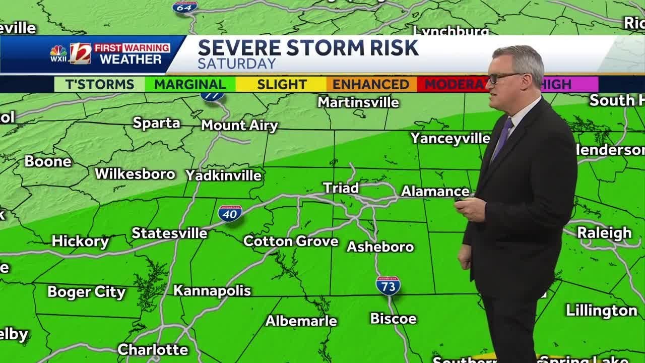 WATCH: Rain likely by tonight, Severe storm risk Saturday - YouTube