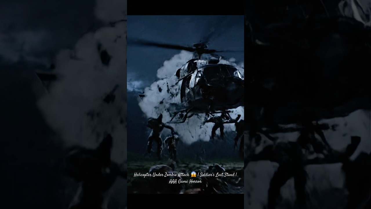 Helicopter Under Zombie Attack 😱 | Soldier’s Last Stand | AAA Game Horror 