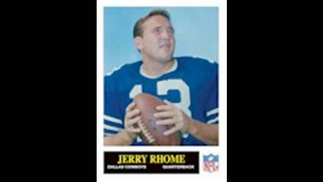 Jerry Rhome - How he put HOF QB Joe  Namath in NY