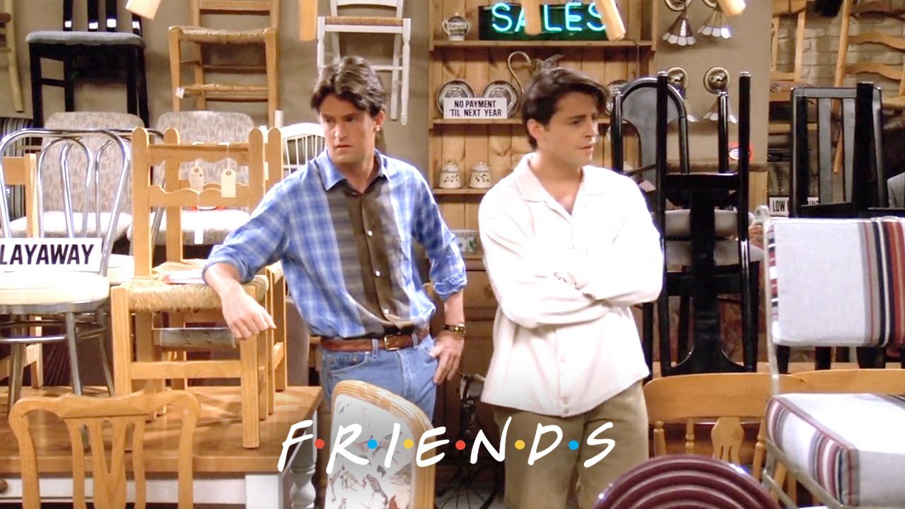 Table Shopping with Chandler & Joey | Friends