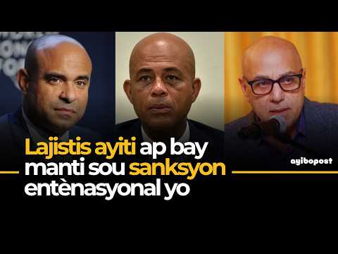 Manti Leta Ayisyen ap bay sou sanksyon entènasyonal yo