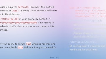 Solving Guid Nullability Issues in Entity Framework Core