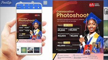 How to Create a Stunning Photography Flyer Design In Pixellab || Mobile Graphic Design 