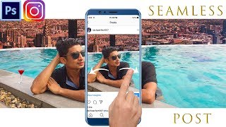 How to create instagram seamless multy post-photoshop Tutorial / Tech Perfect