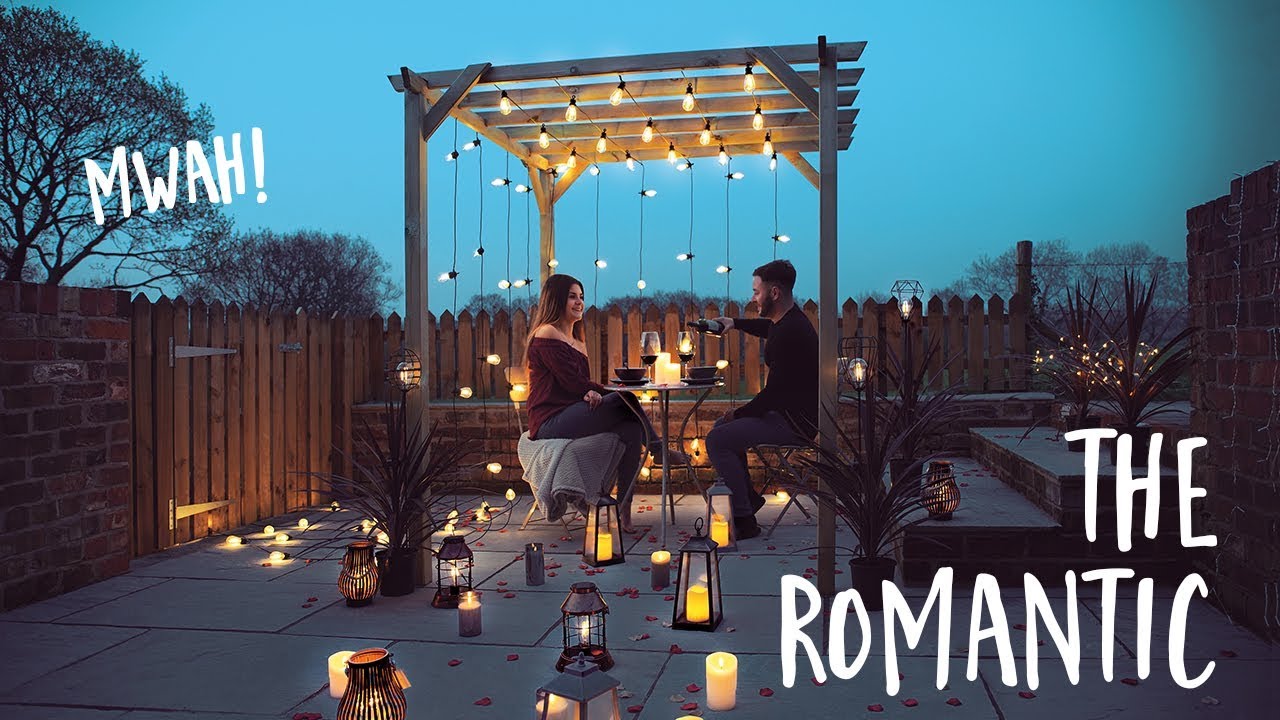 Diy Romantic Outdoor Candlelit Dinner, Outdoor Candlelight Dinner Ideas