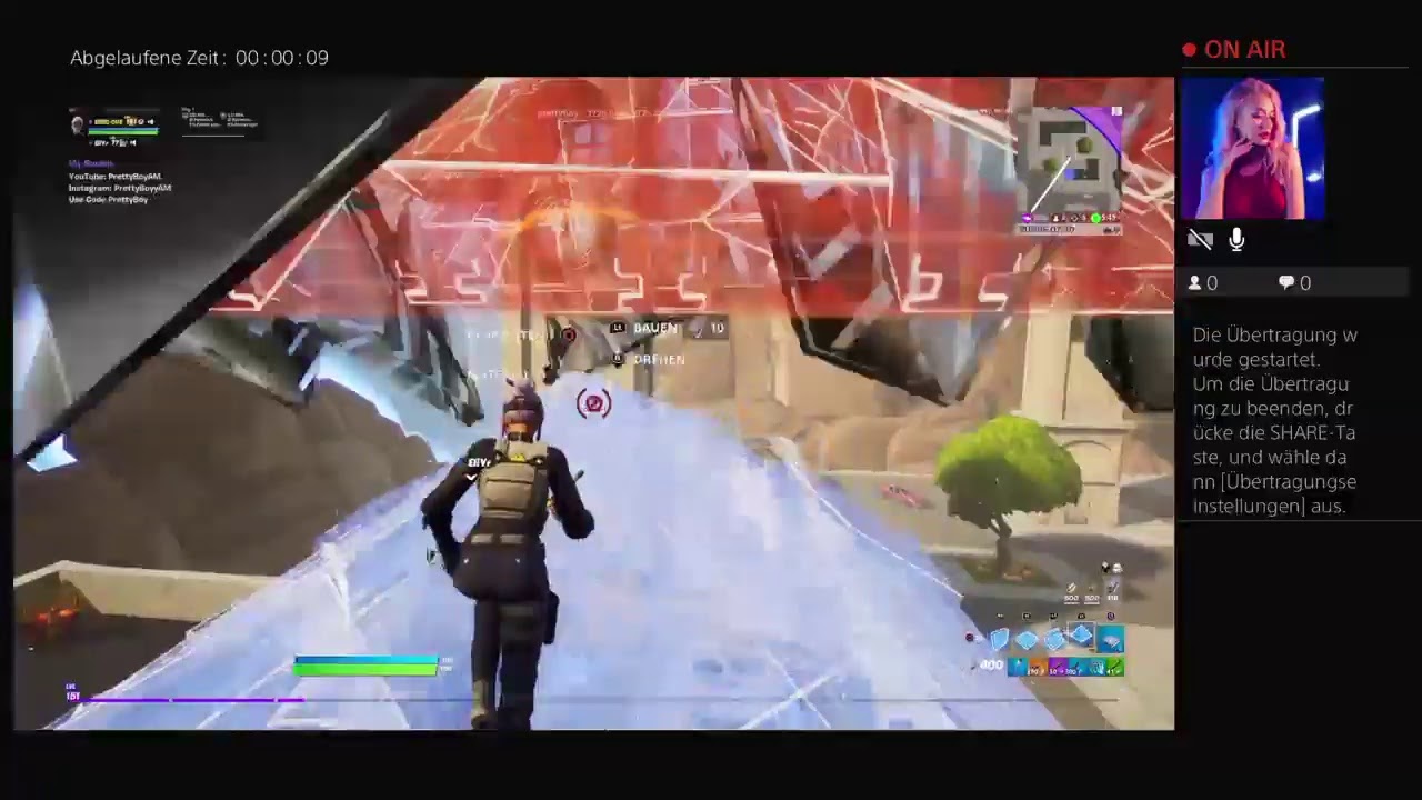 PS4-Live-Übertragung von EBSQ-QUE