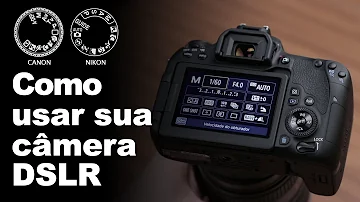 Como mexer em uma câmera DSLR?