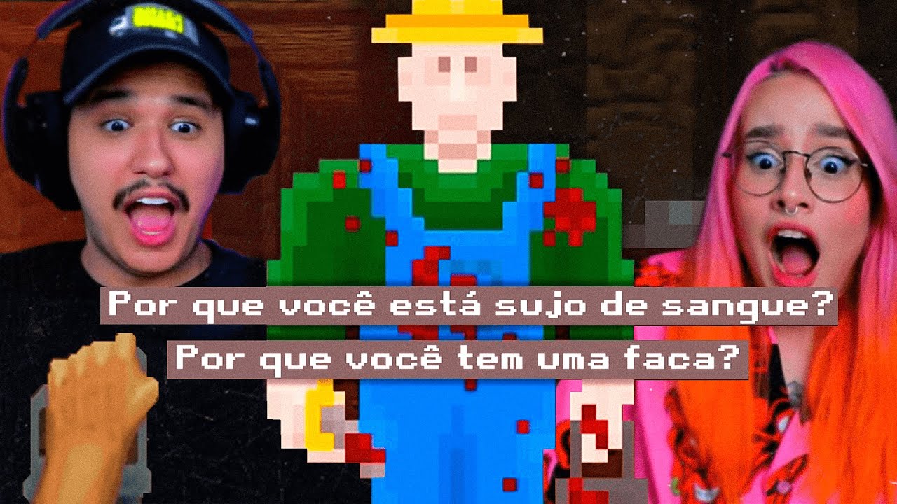 Silva e Larie reagindo: 