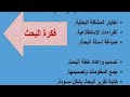 خطوات البحث العلمي مع الشرح