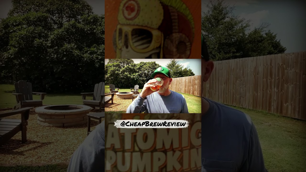 Voodoo Ranger Atomic Pumpkin Beer Chug Review by A Beer Snob's Cheap Brew Review 