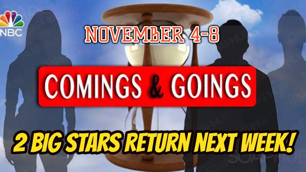Days of our lives Goings and Comings: 2 Big Stars Return Next Week ...
