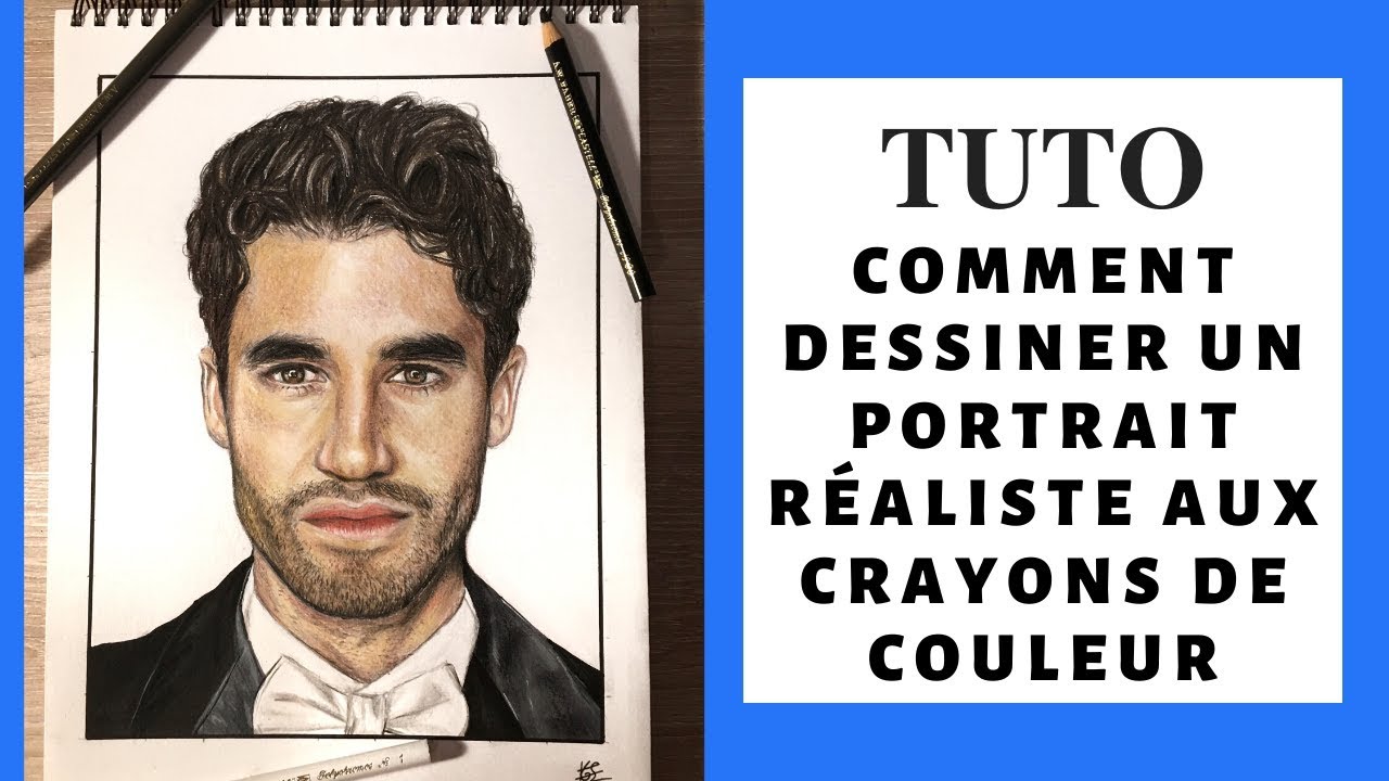 Tuto comment dessiner la peau aux crayons de couleur (polychromos)