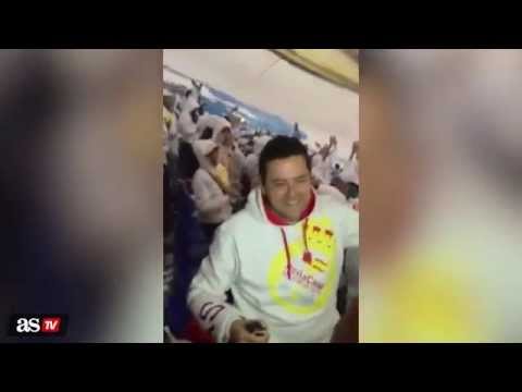 ფანები ბანერის ქვეშ,როგორ ქომაგობდნენ მსოფლიო ჩემპინატზე \" მადრიდის რეალს\"