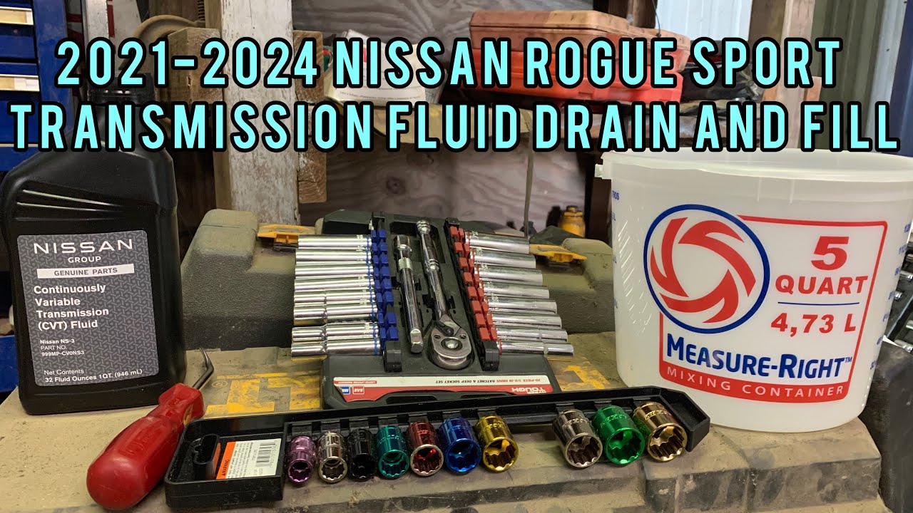 transmission-fluid-drain-and-fill-for-2021-2024-nissan-rogue-sport