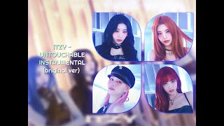 itzy  Untouchable clean instrumental Original Ver