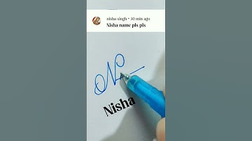 Nisha Royal simple signature style impressive signature 😍❤️❤️🤩🤩
