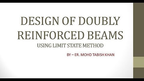 Design of Doubly Reinforced Beams Part 3
