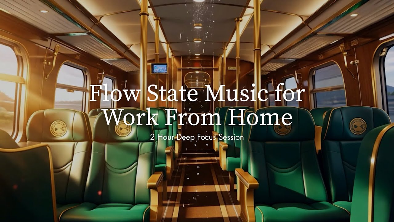 Flow State Music for Work From Home | 2 Hour Deep Focus Session