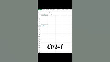 Shortcut to open Format Cells Dialog box in Excel #excel #ytshorts #shorts