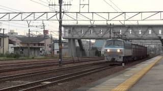 【HD】EF66-105 貨物列車(1151レ EF66 100番台前期型) 清洲駅貨物線