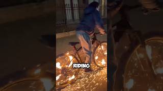 This Guy Lit His Bike Tires On Fire