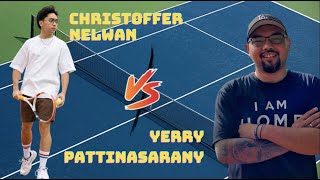 DIBANTAI!! Yerry Pattinasarany vs Christoffer Nelwan Tennis Friendly Match