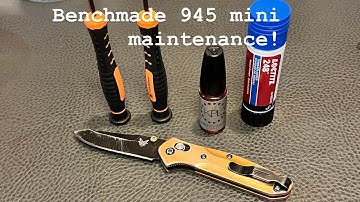 Benchmade 945 mini Osborne maintenance